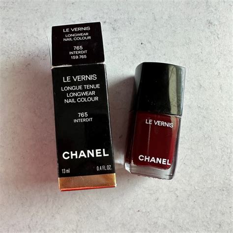 chanel interdit 765|CHANEL Le Vernis 765 Interdit Limited Edition .